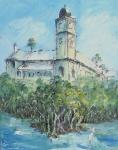 An oil painting of the Brewery in Townsville